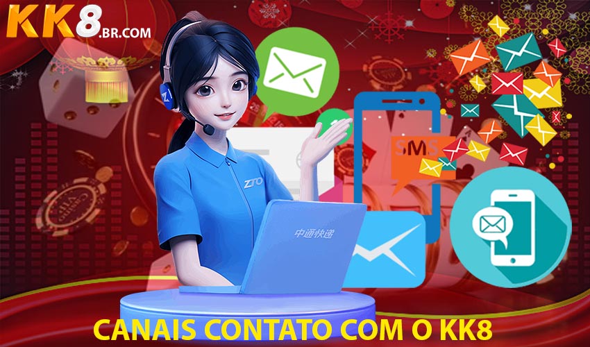  Canais Disponíveis para Entrar em Contato com o KK8